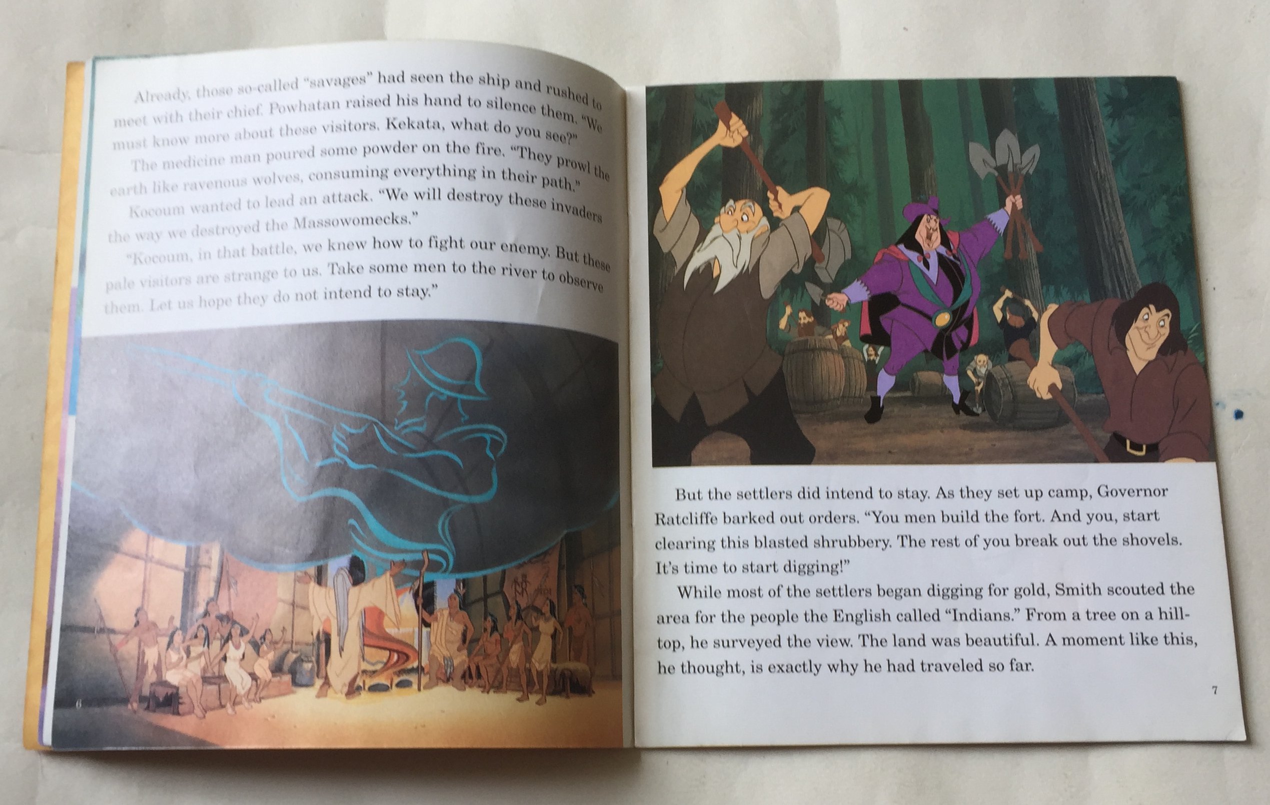 หนังสือนิทานเก่าจากเจ้าหญิงดิสนีย์ มีหลายภาพ,โพคาฮอนตัส Pocahontas