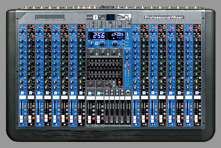 NTS GX-16 มิกเซอร์ 16 โมโนอินพุท + 256 DSP / USB BLUETOOTH function
