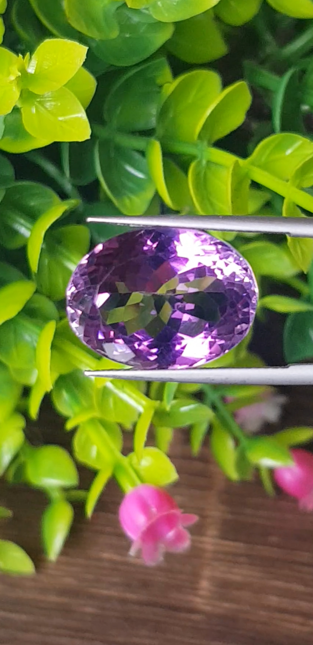 พลอย อเมทิส Amethyst 17.25 กะรัต (Cts.) พลอยแท้ อัญมณีมงคลประจําวันเกิด เครื่องประดับพลอย