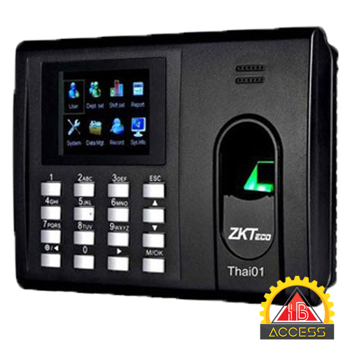 เครื่องสแกนลายนิ้วมือ ยี่ห้อ ZKTeco รุ่น Thai01 (บันทึกเวลาทำงาน)