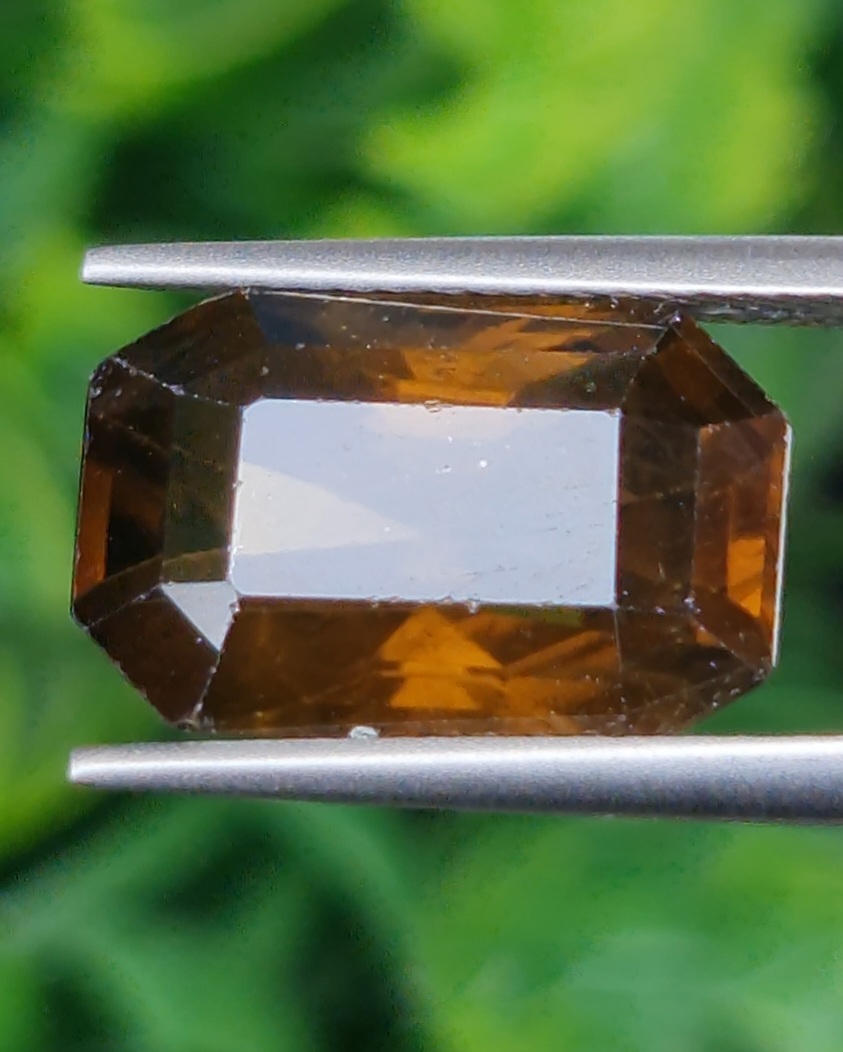 พลอย สโมกกี้ ควอตซ์ Smoky Quartz 9.39 กะรัต(Cts.) พลอยแท้อัญมณีมงคล ประจําวันเกิด เครื่องประดับพลอย