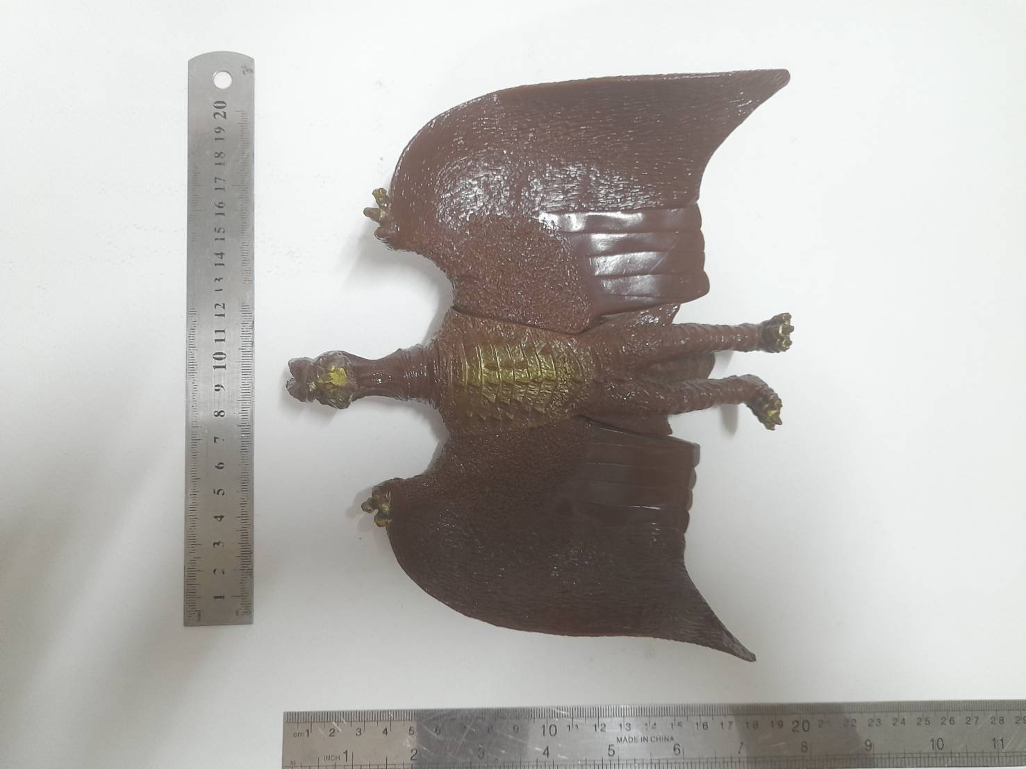 ซอฟ7นิ้ว นกยักษ์โรดาน จากภาพยนตร์ นกยักษ์ล้านปีถล่มโลก Bandai Japan 1991ขนาดตามรูป สภาพดี