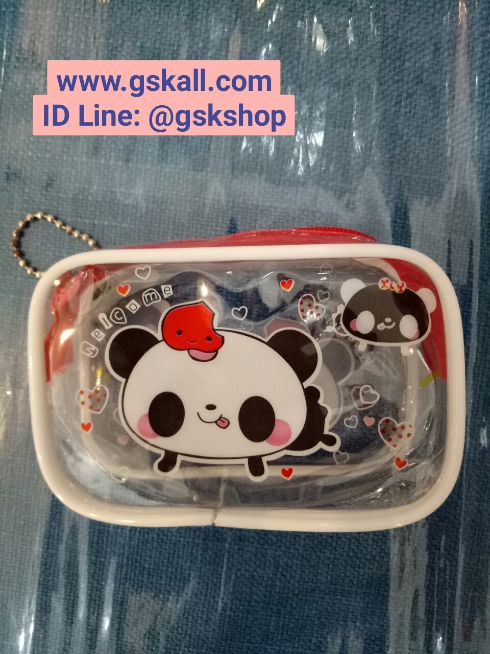 กระเป๋าใส่เหรียญแบบสี่เหลี่ยม