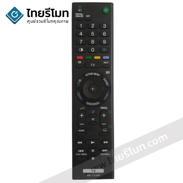 รีโมททีวี Sony รุ่นTX100P (มีปุ่มAction Menu/ปุ่มDiscover/ปุ่มHome)