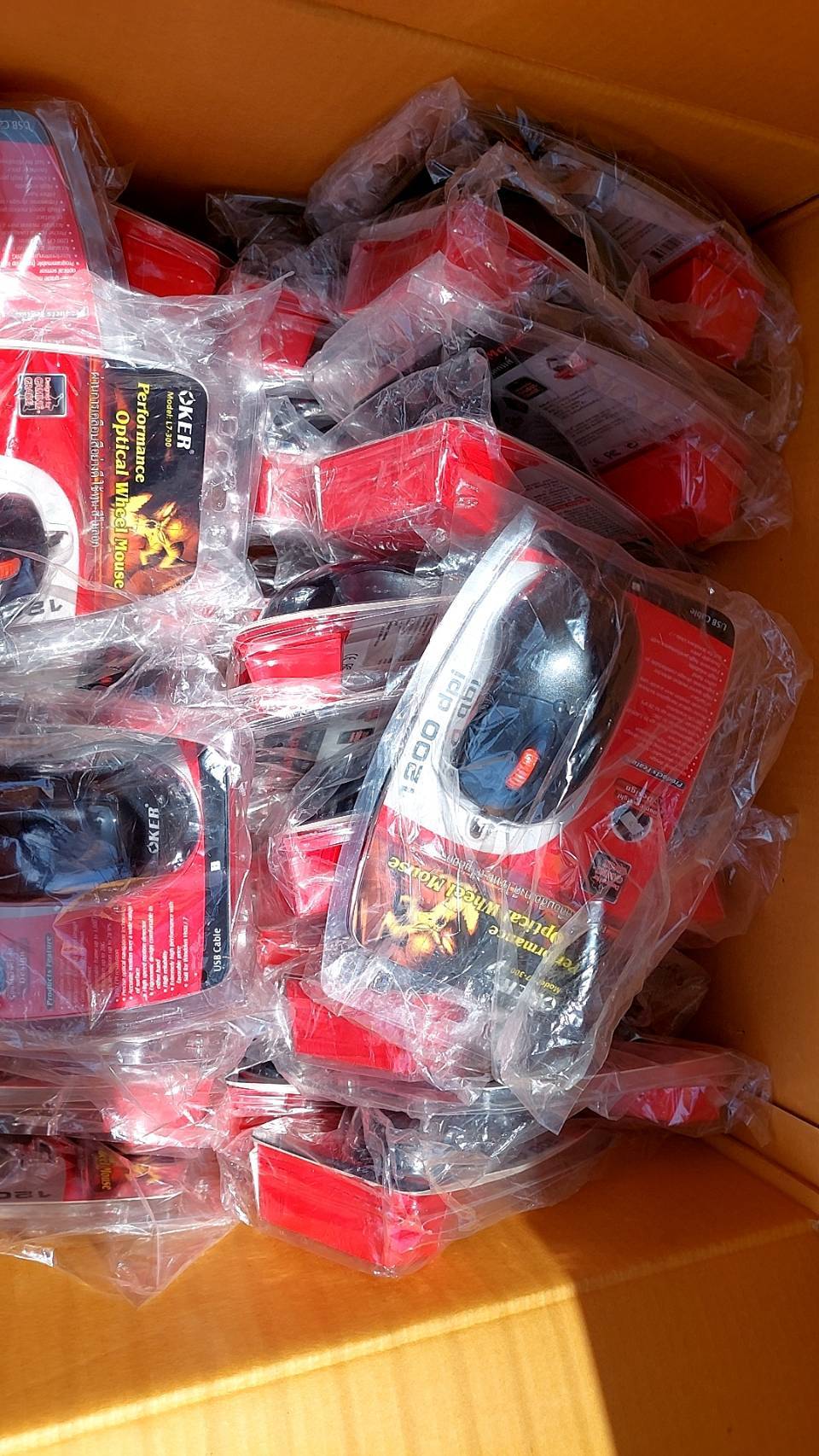 Mouse USB (ของใหม่) OKER L7-300 1200 Dpi Optical USB ประกันร้าน 1 เดือน