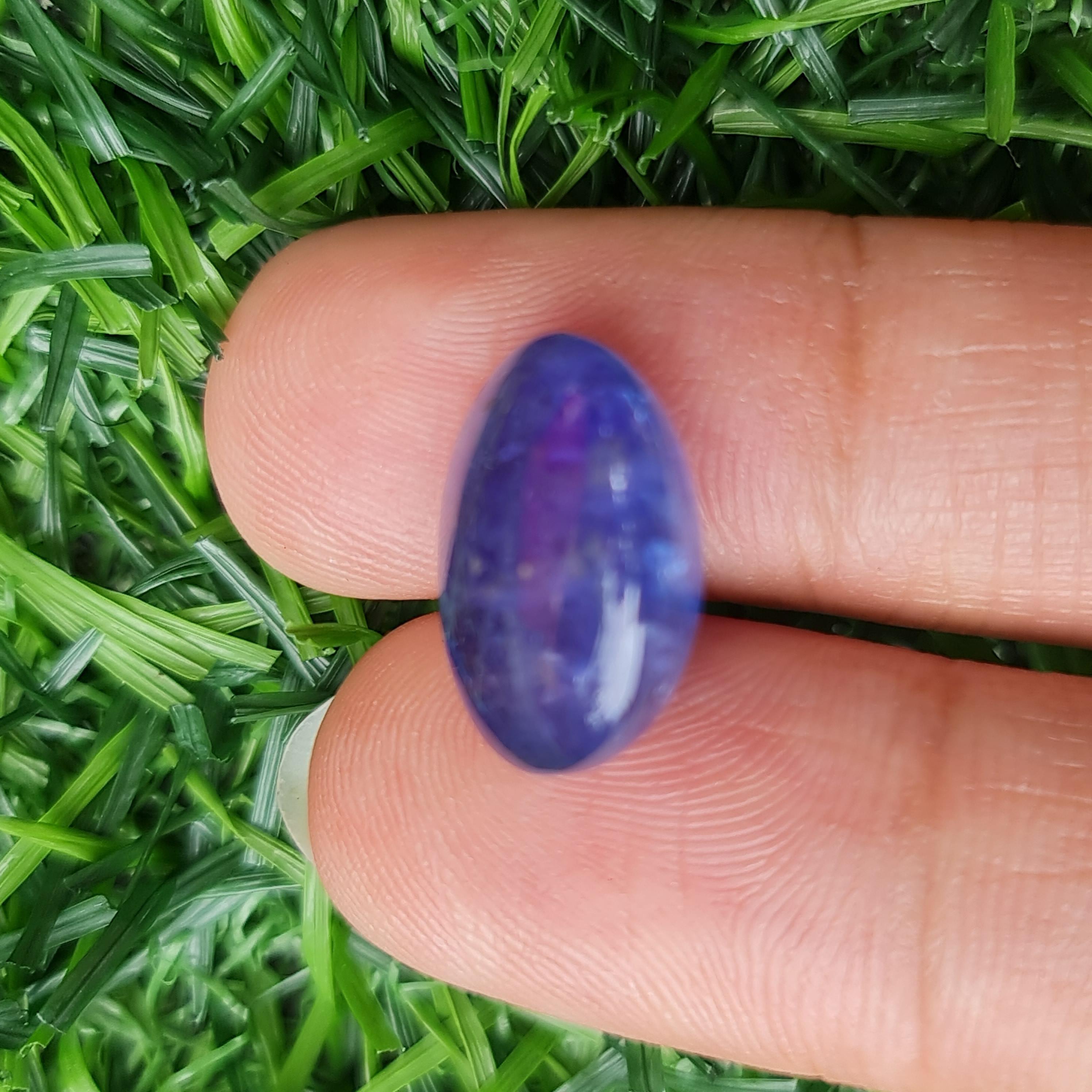 พลอย แทนซาไนท์ Tanzanite 11.72กะรัต (Cts.) พลอยแท้ อัญมณีมงคลประจําวันเกิด เครื่องประดับพลอย