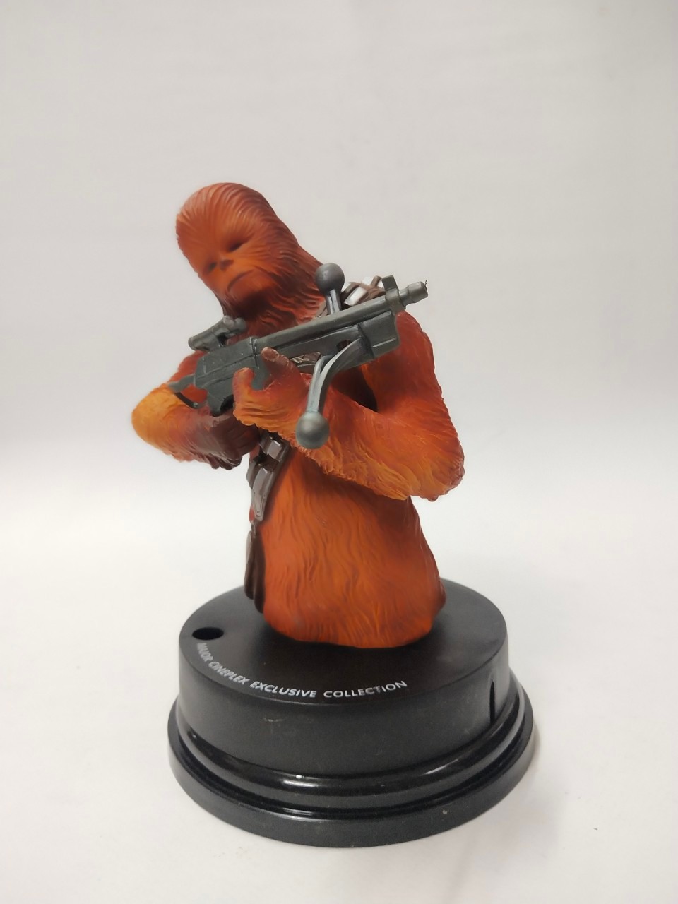 ท๊อปเปอร์แก้วน้ำ EGV ชิวแบคก้า จาก STAR WARS EP.7 THE FORCE AWAKEN ขนาดตามภาพ เก่าเก็บหลุดจากฐานแต่ประกอบได้ มือสองตามสภาพ