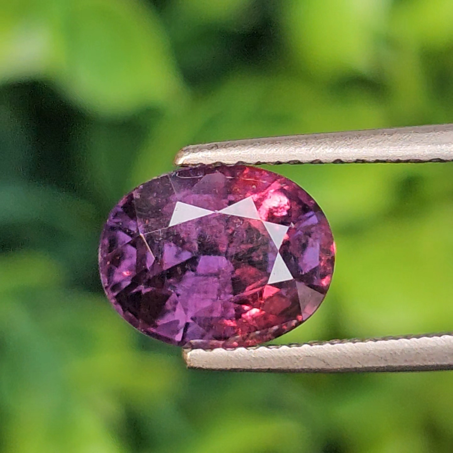 พลอย คัลเลอร์เชนจ์ แซฟไฟร์ Color Change Sapphire 3.40 กะรัต (Cts.) พลอยแท้ อัญมณีมงคลประจําวันเกิด เครื่องประดับพลอย