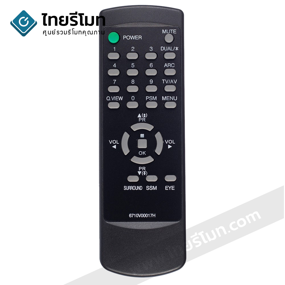 รีโมททีวี แอลจี LG รุ่น6710V00017H