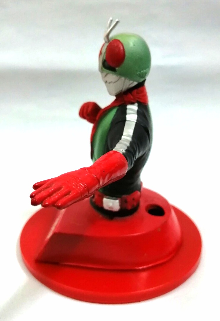 ของสะสม ท็อปเปอร์ฝาแก้วน้ำโรงหนัง ไอ้มดแดงหมายเลข2 ไรเดอร์2 V2, Masked Rider2 **ซ่อมสีและเขา