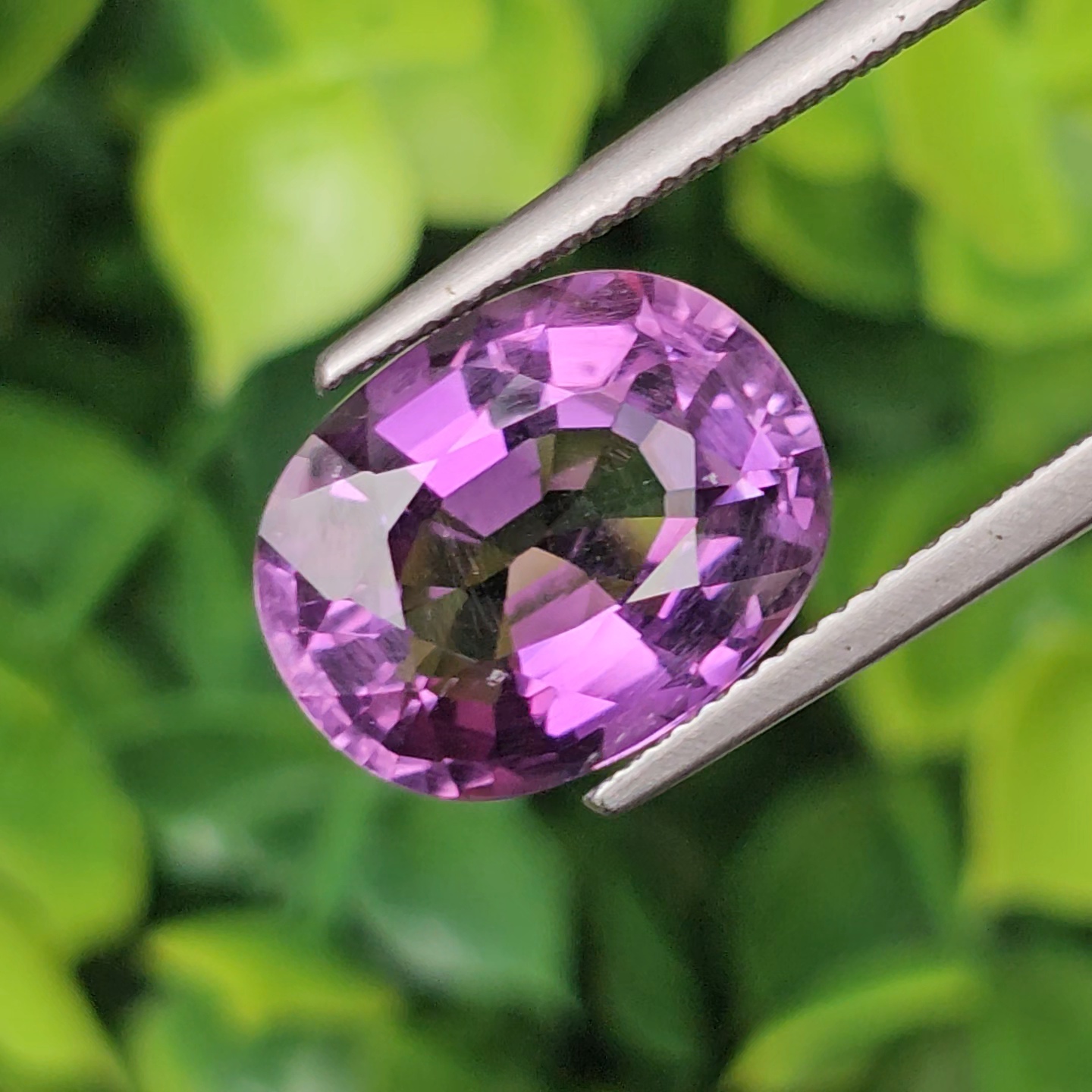 พลอย อเมทิส Amethyst 7.22 กะรัต (Cts.) พลอยแท้ อัญมณีมงคลประจําวันเกิด เครื่องประดับพลอย