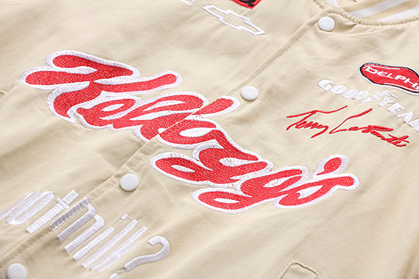 Bomber Jacket เสื้อแจ็คเก็ตกันลมกันหนาว แต่งปักลายการ์ตูนน่ารัก (12350LM)