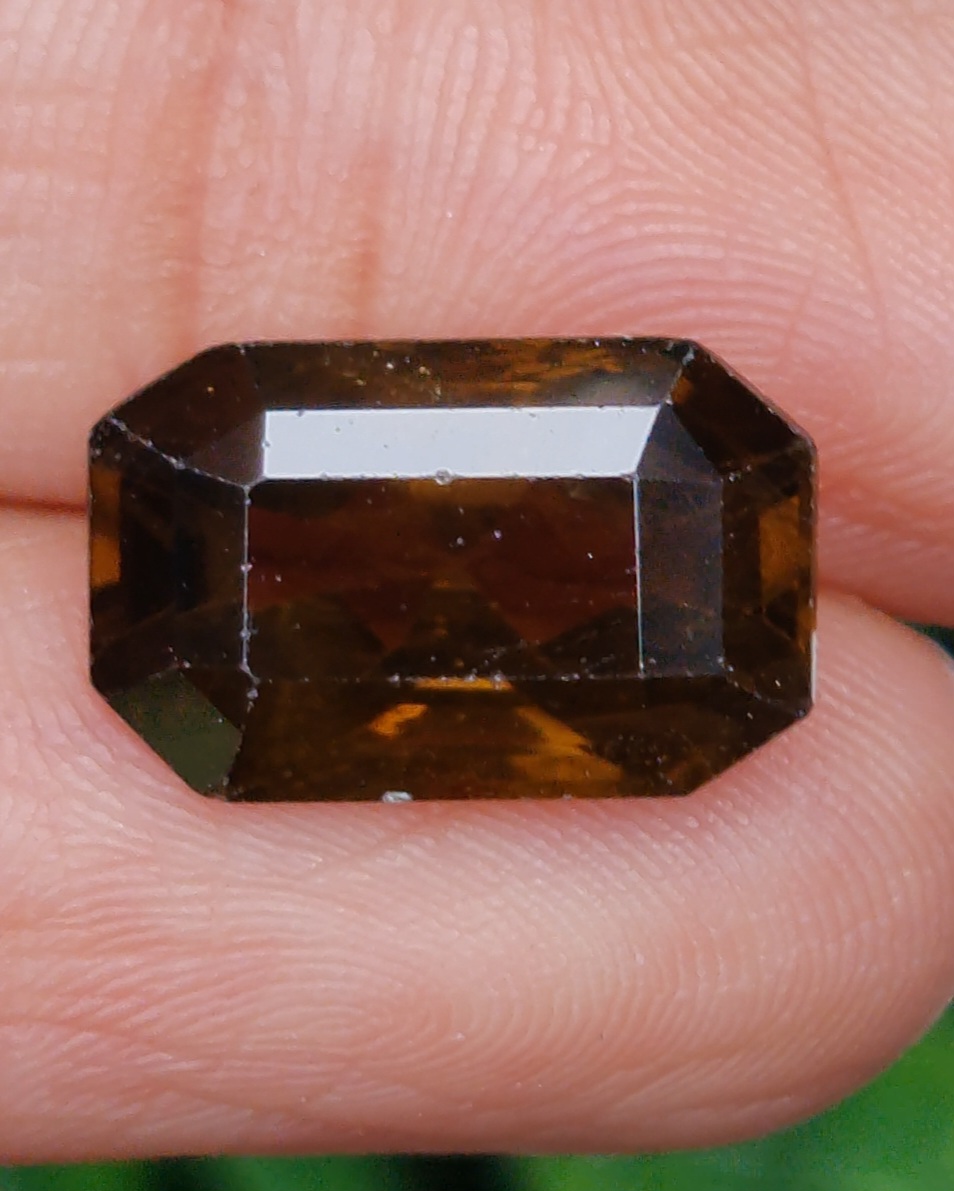 พลอย สโมกกี้ ควอตซ์ Smoky Quartz 9.39 กะรัต(Cts.) พลอยแท้อัญมณีมงคล ประจําวันเกิด เครื่องประดับพลอย