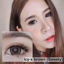 Sweety plus สีน้ำตาล