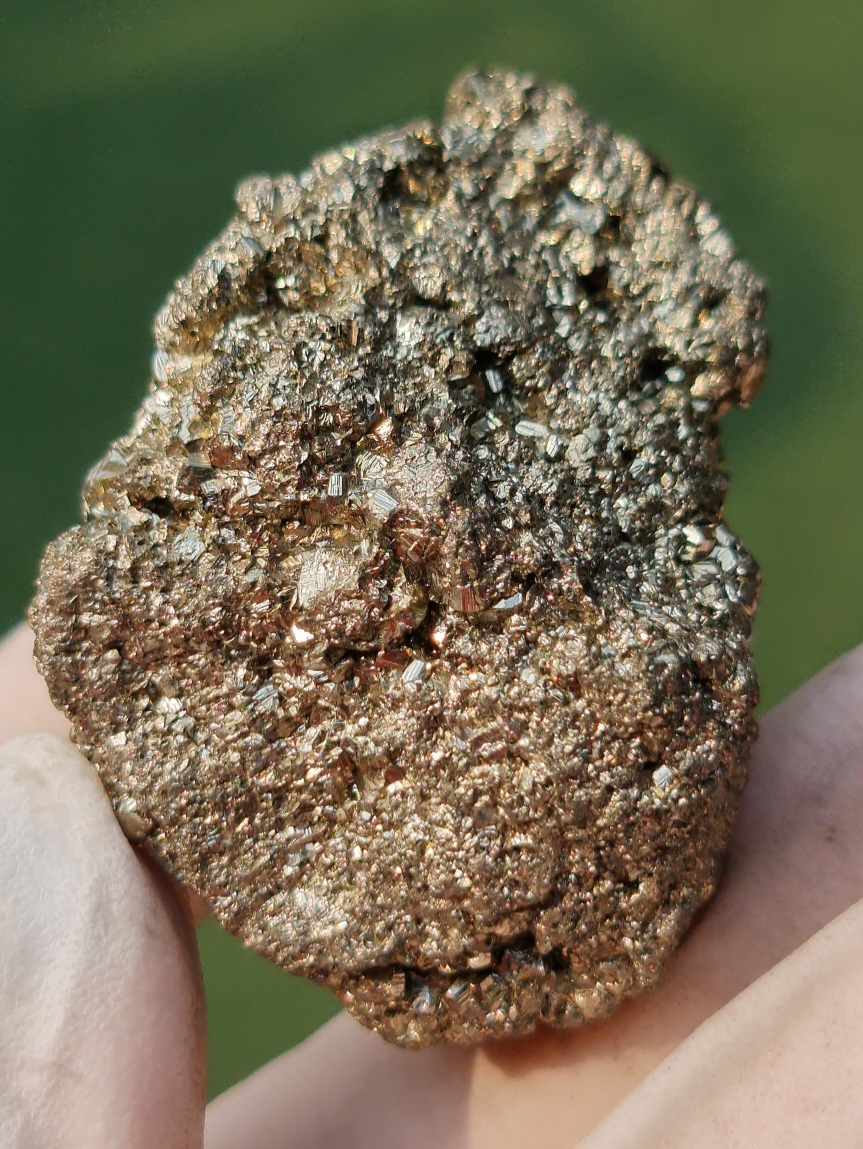 ก้อนผลึก ไพไรท์ Raw Rough Pyrite 58.0 กรัม (Grams) พลอยแท้ อัญมณีมงคลประจําวันเกิด เครื่องประดับพลอย