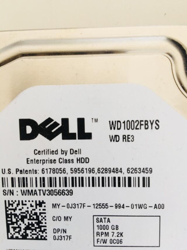 HDD DELL 1000 GB - SATA - RPM :: 7.2 K