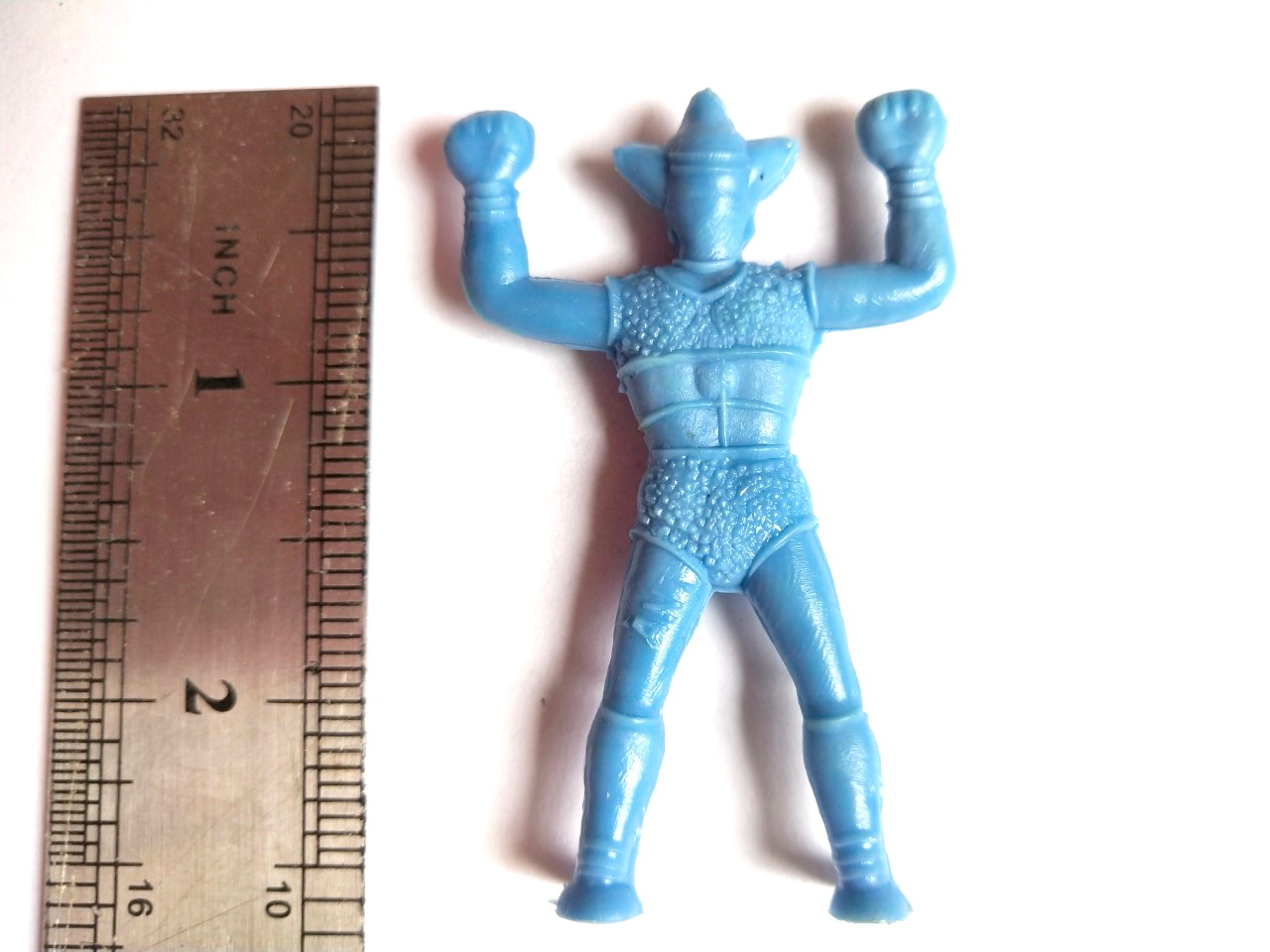 ตุ๊กตุ่นแอ๊นท์ 2.5นิ้ว แถมถุงถั่ว สีฟ้า ของเก่า ราวปี 2520 ไม่ทราบชื่อ