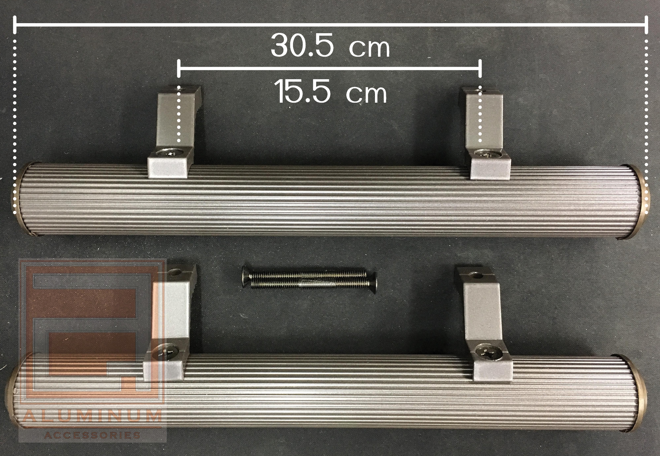 ชุดมือจับกระบอง(สีชาเข้ม) ระยะรู 15.5 ซม.