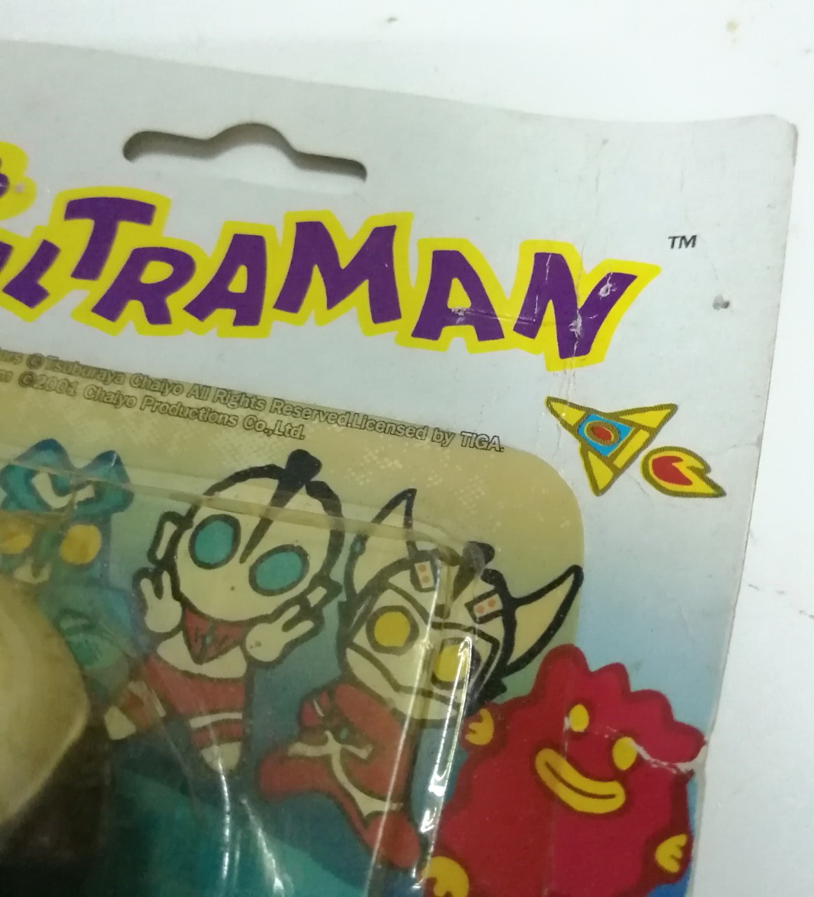 ของสะสม ตุ๊กตาไขลานดาร์คอุลตร้าWind Up Doll, Dark Ultra, Thai CopyRight งานคนไทยลิขสิทธิ์บ.ไทก้า TIGA และไชโยฯ CHAIYO ปี2001 สิบแปดปีมาแล้ว ปัจจุบันหายากมากถึงยากมากๆ และอยู่ในแพคแบบนี้ แทบไม่ค่อยได้พบ *** งานสะสมเก่าเก็บ แพคมีรอยยับและงอบ้างตามภาพ