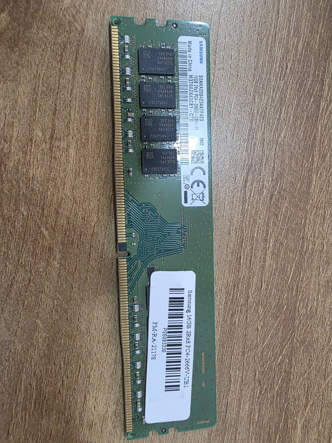 Samsung 16GB 2Rx8 PC4-2666V-UB1