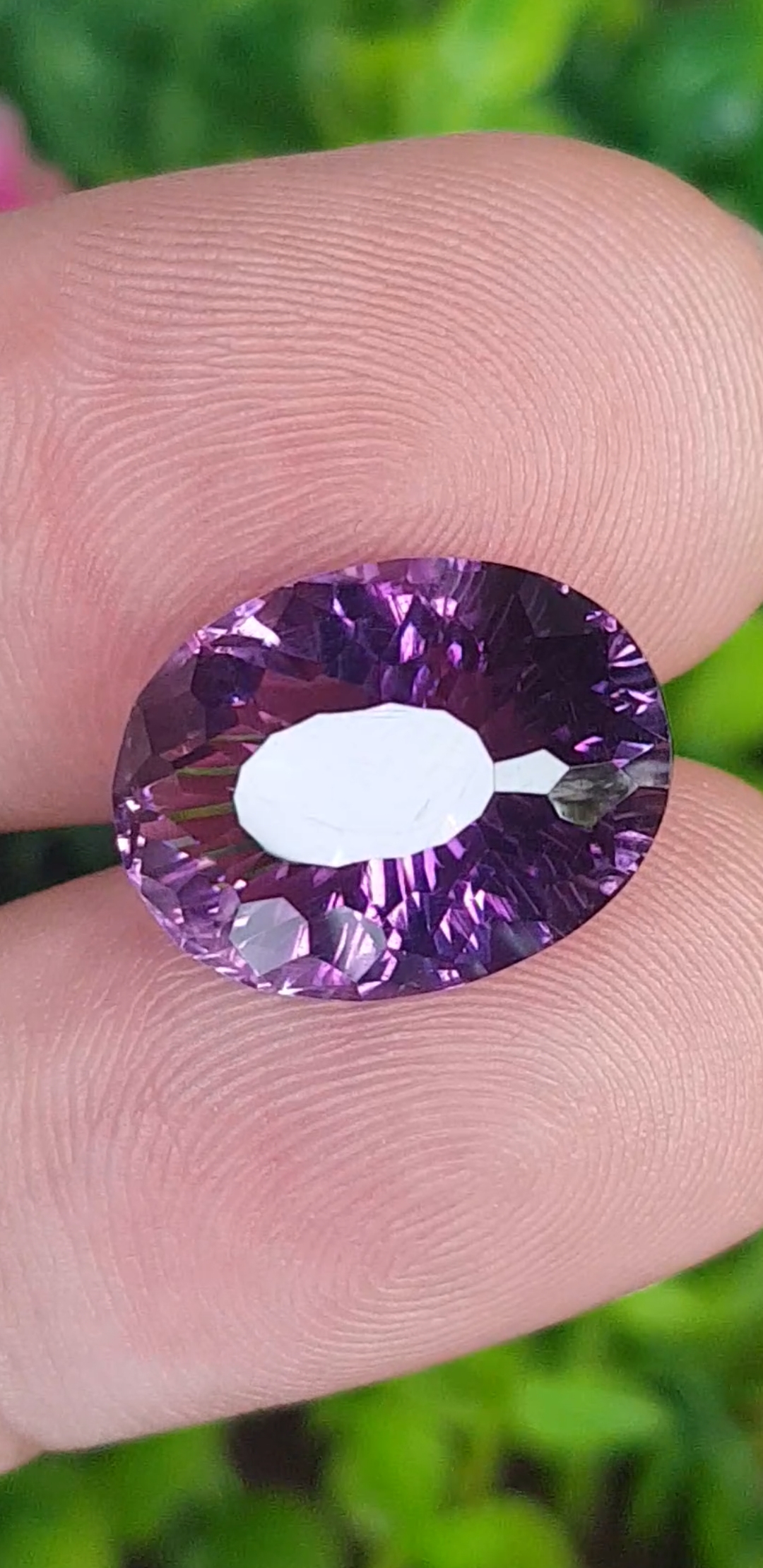 พลอย อเมทิส Amethyst 10.80 กะรัต (Cts.) พลอยแท้ อัญมณีมงคลประจําวันเกิด เครื่องประดับพลอย