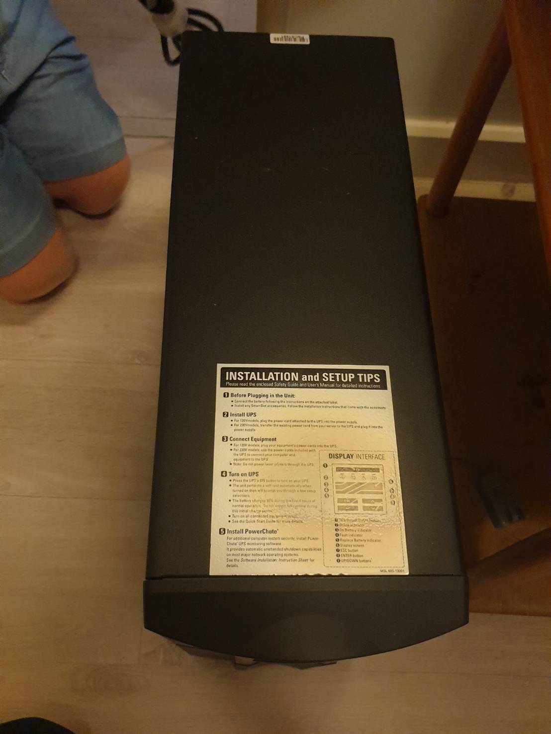 UPS เครื่องสำรองไฟ apc Smart-ups 2200 แบตเสื่อม การทำงานปกติ #ท่าไหนก็คุ้ม