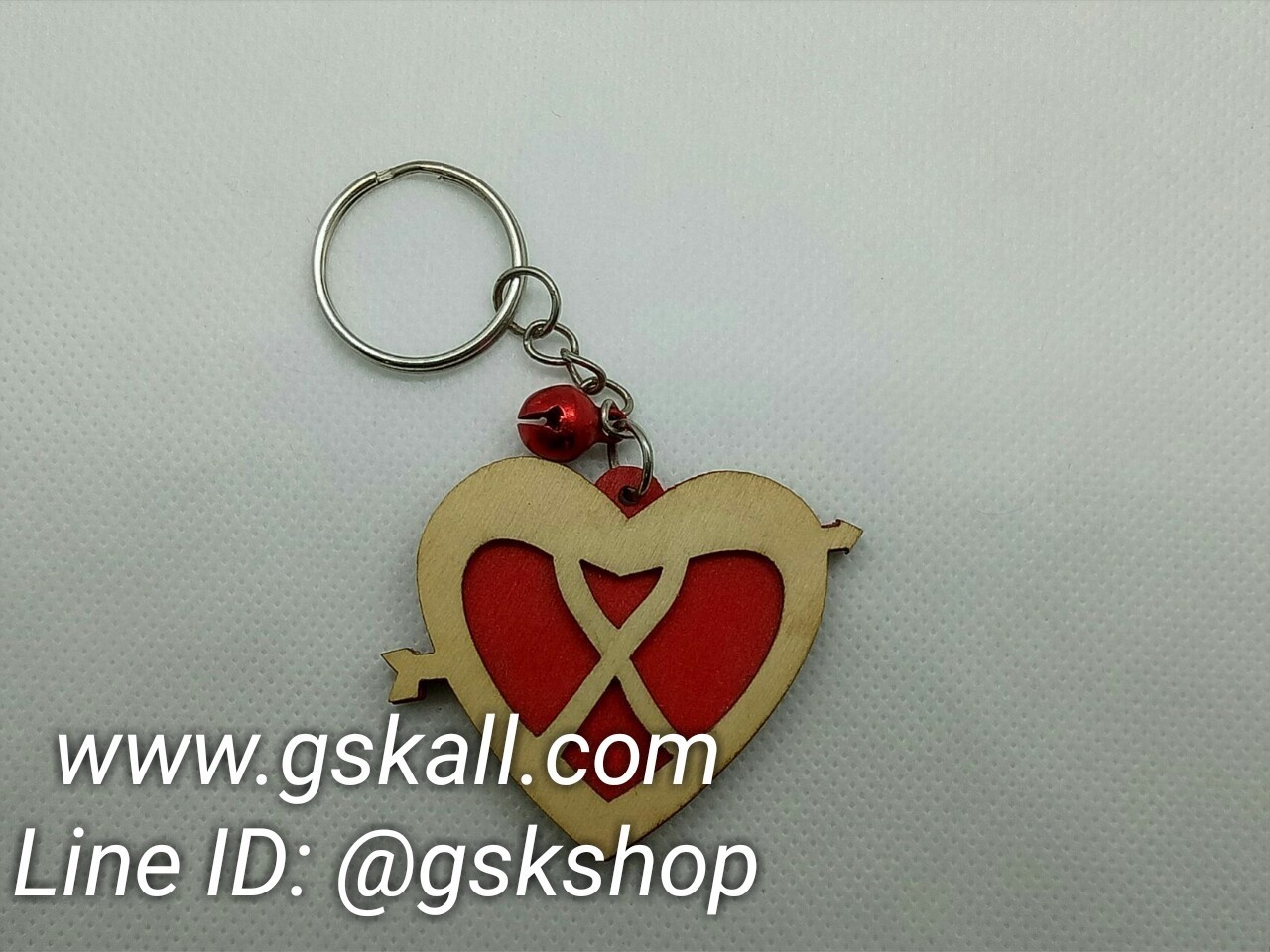 พวงกุญแจไม้ GSK SHOP กิ๊ฟช้อบถูกใจ สนใจกดสั่งซื้อเลย