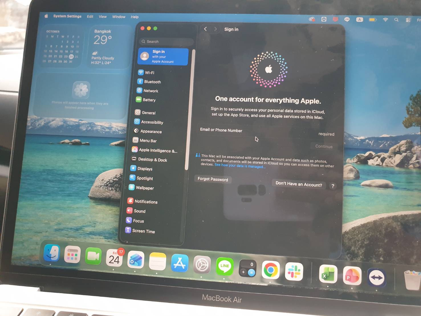 Notebook Apple Macbook Air m1 2020 8/256 สภาพดีมาก