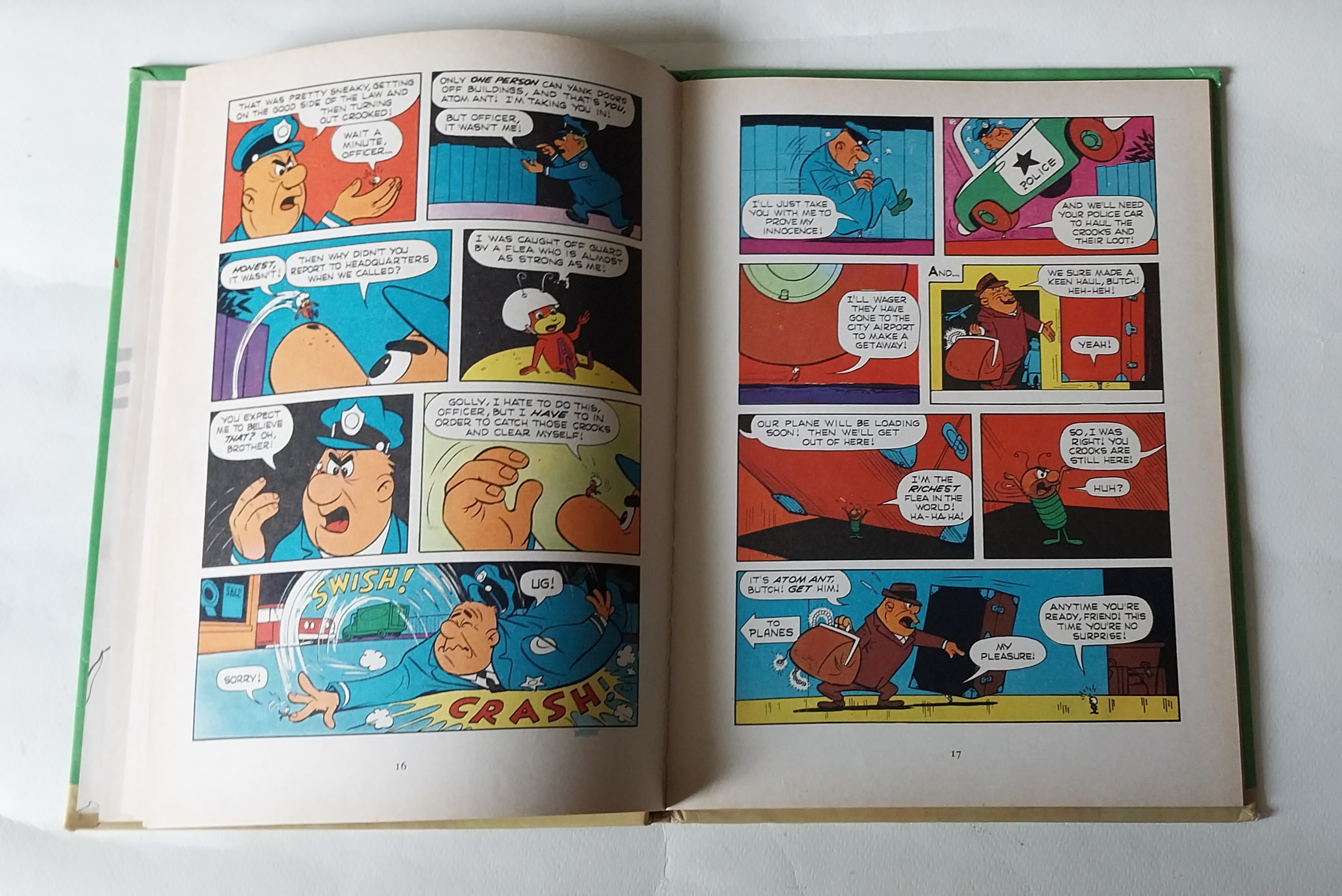 หนังสือภาพการ์ตูนฉบับภาษาอังกฤษจาก Hanna-Babara, Atom Ant annual , Quick Draw McGraw,Top Cat Secret Squirrel ปกแข็ง ภาพสีทั้งเล่ม