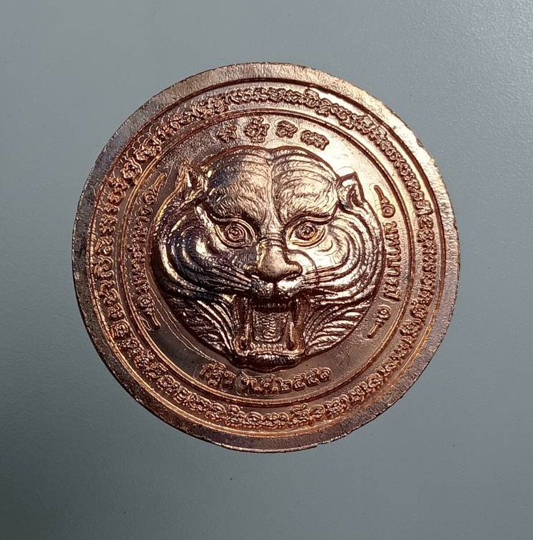 A8020 เหรียญหลังเสือ หลวงพ่อเพี้ยน วัดเกริ่นกฐิน จ.ลพบุรี รุ่นกฐิน2551