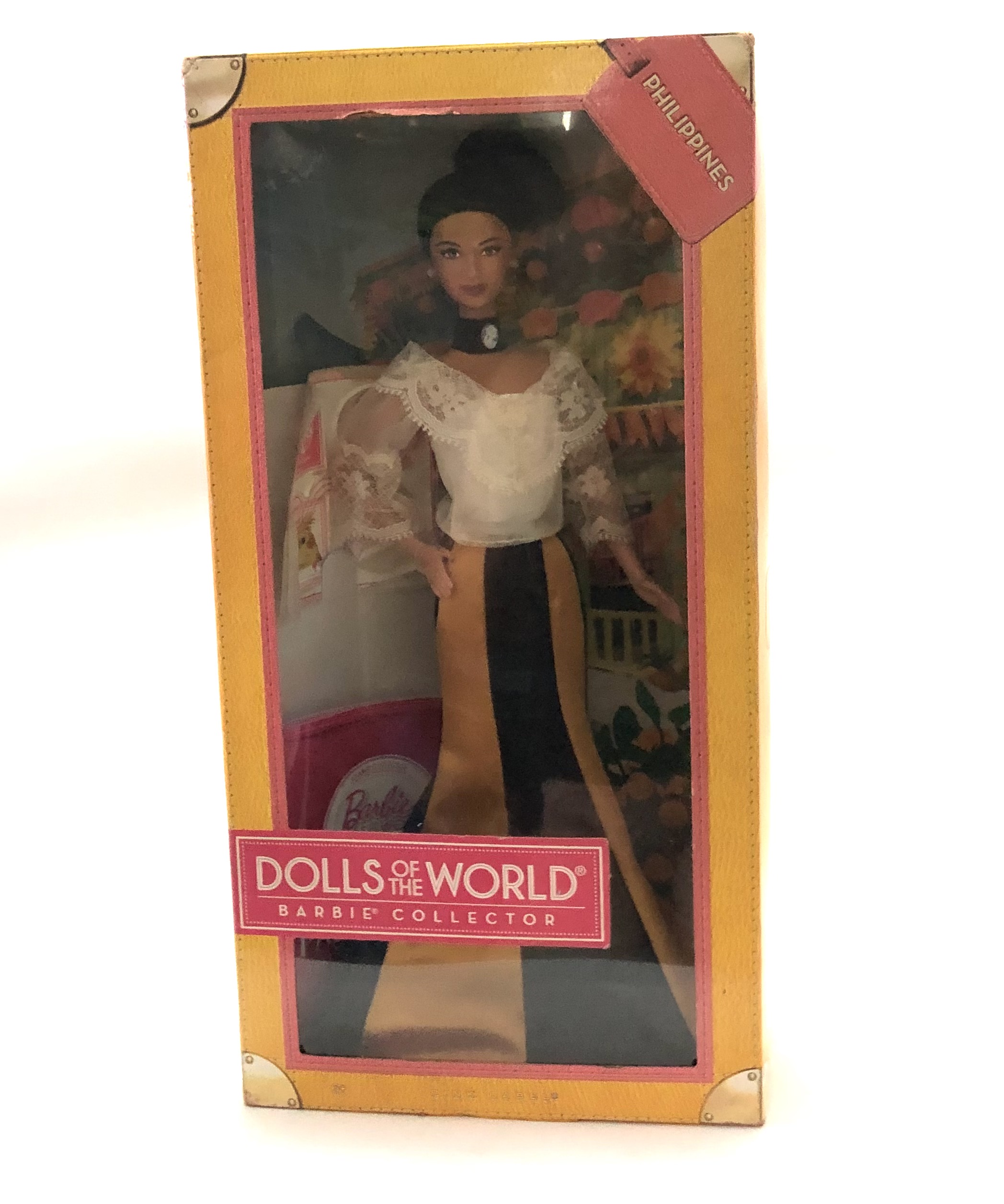 มือ1 เก่าเก็บในกล่อง ตุ๊กตาบาร์บี้รุ่น Dolls of the World ,Phillipines ฟิลิปปินส์ **สก๊อตเทปปิดกล่องกาวเมื่อมสภาพ
