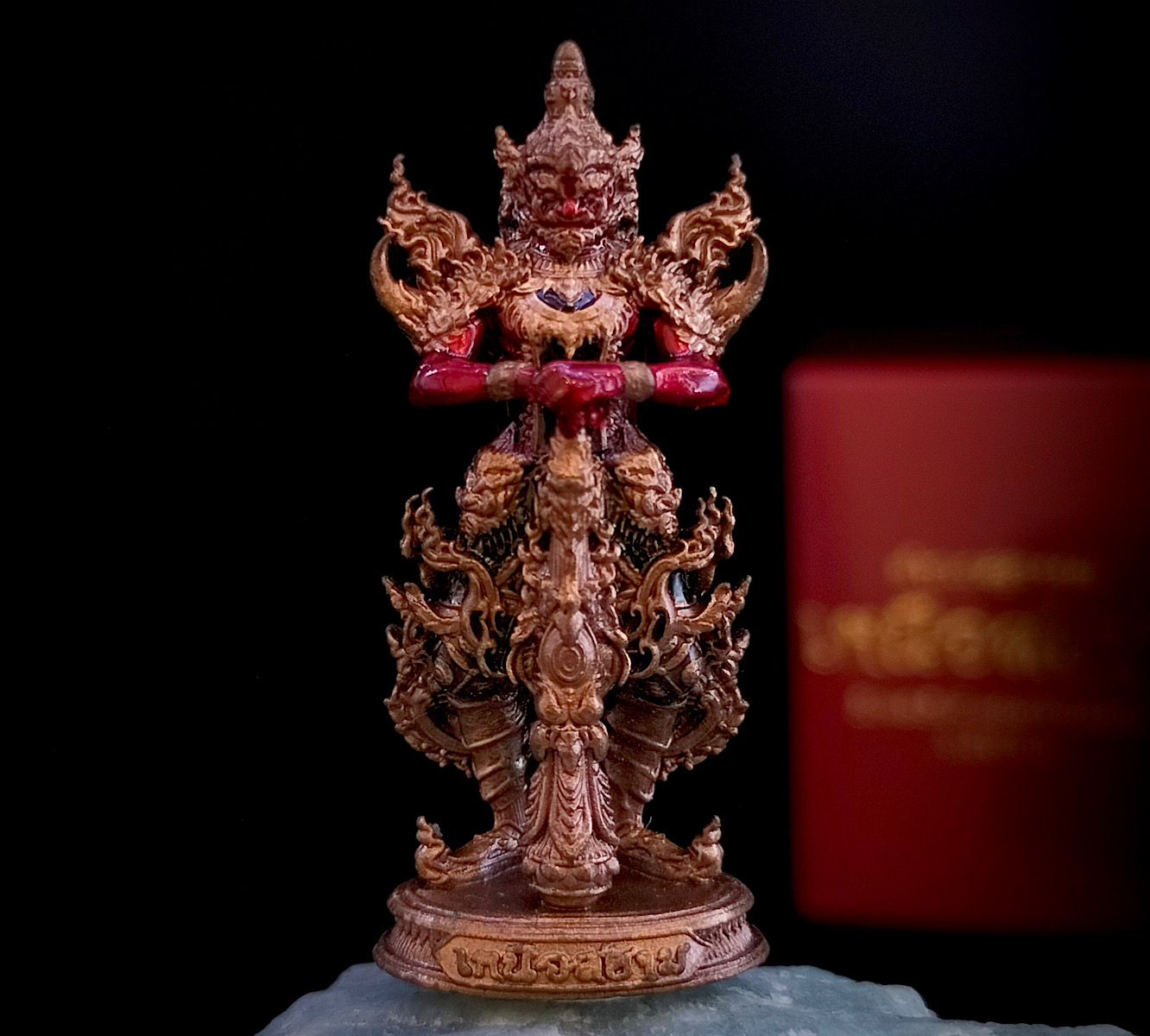ท้าวเวสสุวรรณเหนือสยาม (หน้ายักษ์) รหัส 6.5 เนื้อนวะลงยา