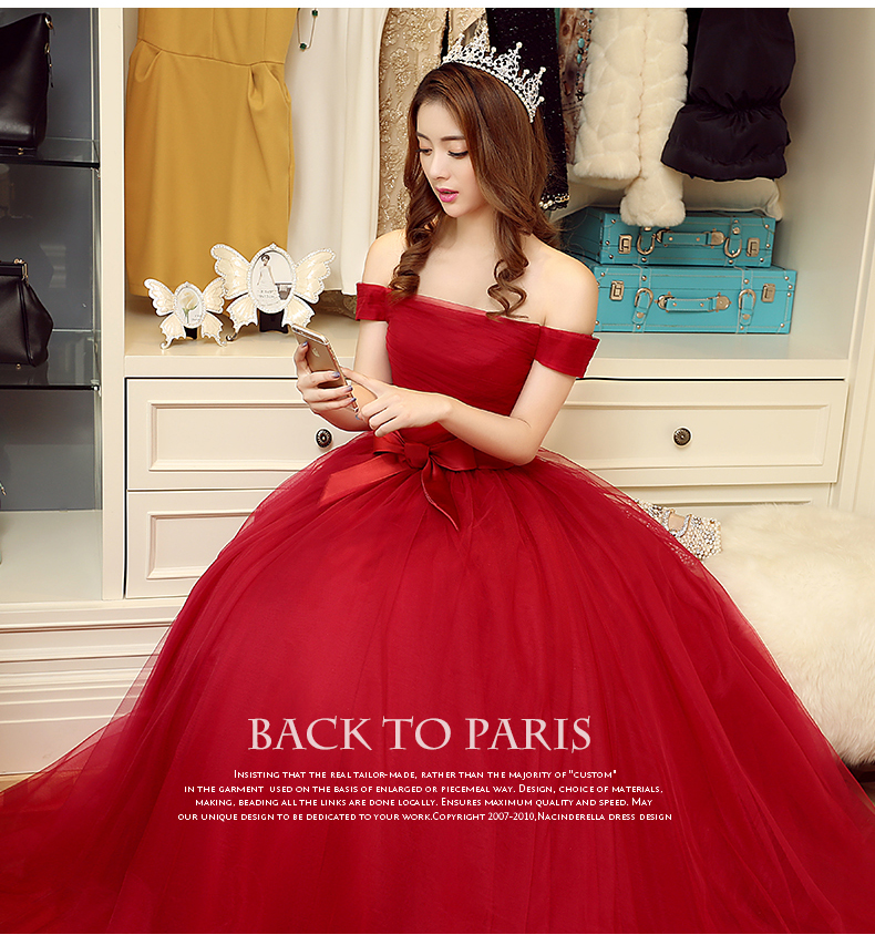 Pre-order ชุดราตรียาว ไหล่ปาด แต่งโบว์คาดเอว กระโปรงตาข่าย ตีเกล็ดช่วงอก เชือกผูกหลัง เซ็กซี่ เรียบหรู