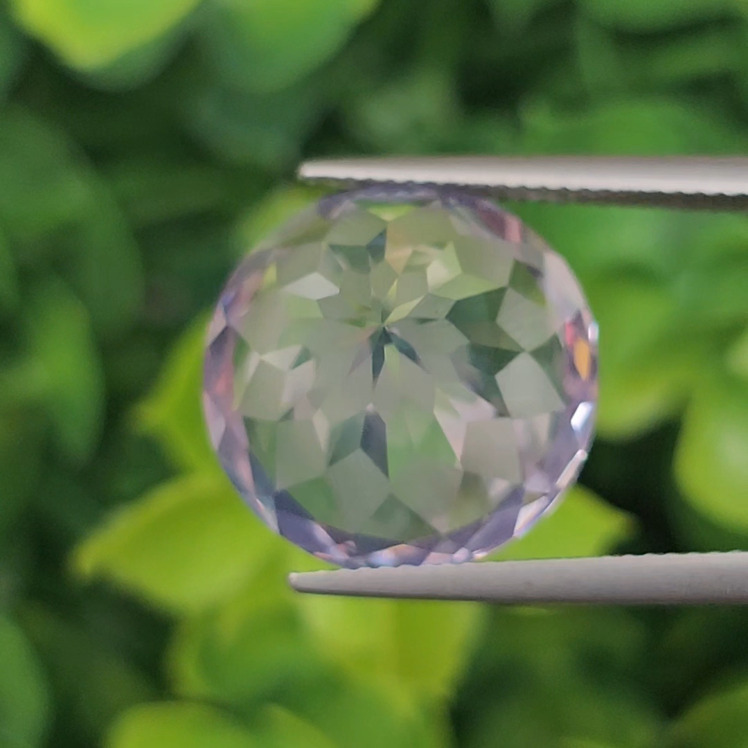 พลอย ลาเวนเดอร์ ควอตซ์ Lavender Quartz 27.72 กะรัต (Cts.) พลอยแท้ อัญมณีมงคลประจําวันเกิด เครื่องประดับพลอย