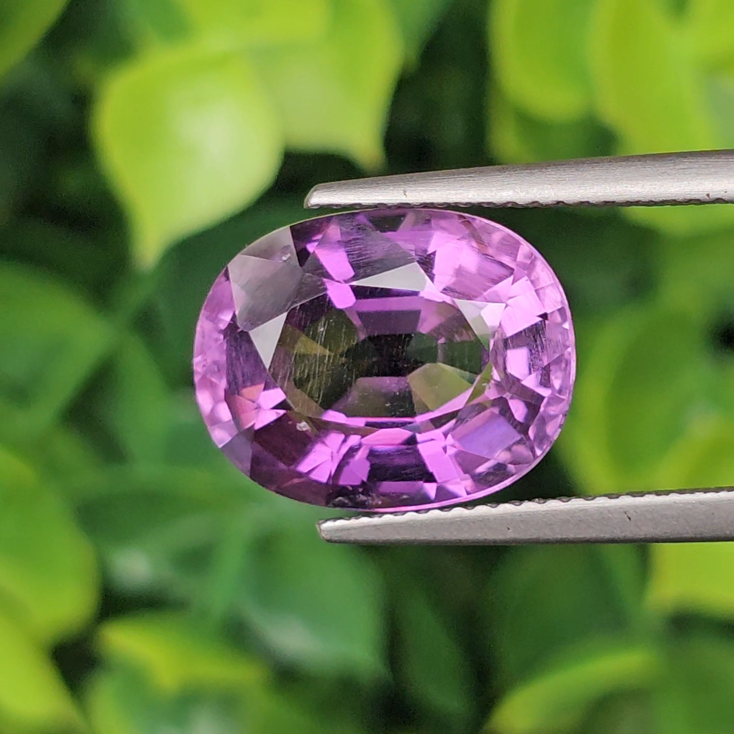 พลอย อเมทิส Amethyst 7.22 กะรัต (Cts.) พลอยแท้ อัญมณีมงคลประจําวันเกิด เครื่องประดับพลอย