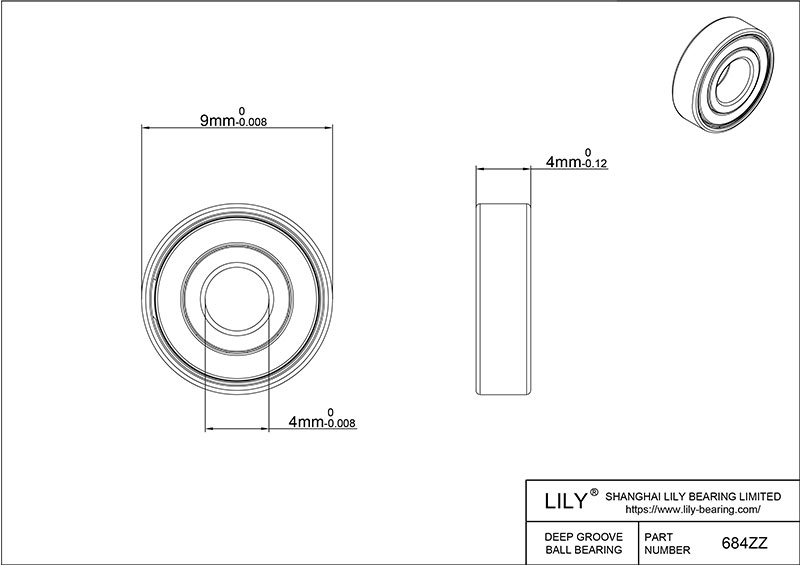 ลูกปืนอะไหล่ Ball Bearing มอเตอร์โดรนซิ่ง 2205 2206 2207 2208 2306 2305 และฮอ TRex500/600/650X ขนาด 4x9x4mm ถุงละ 2 ลูก กรุณาเช็คขนาดลูกปืนจริงของมอเตอร์ก่อนซื้อ H60103 สำเนา