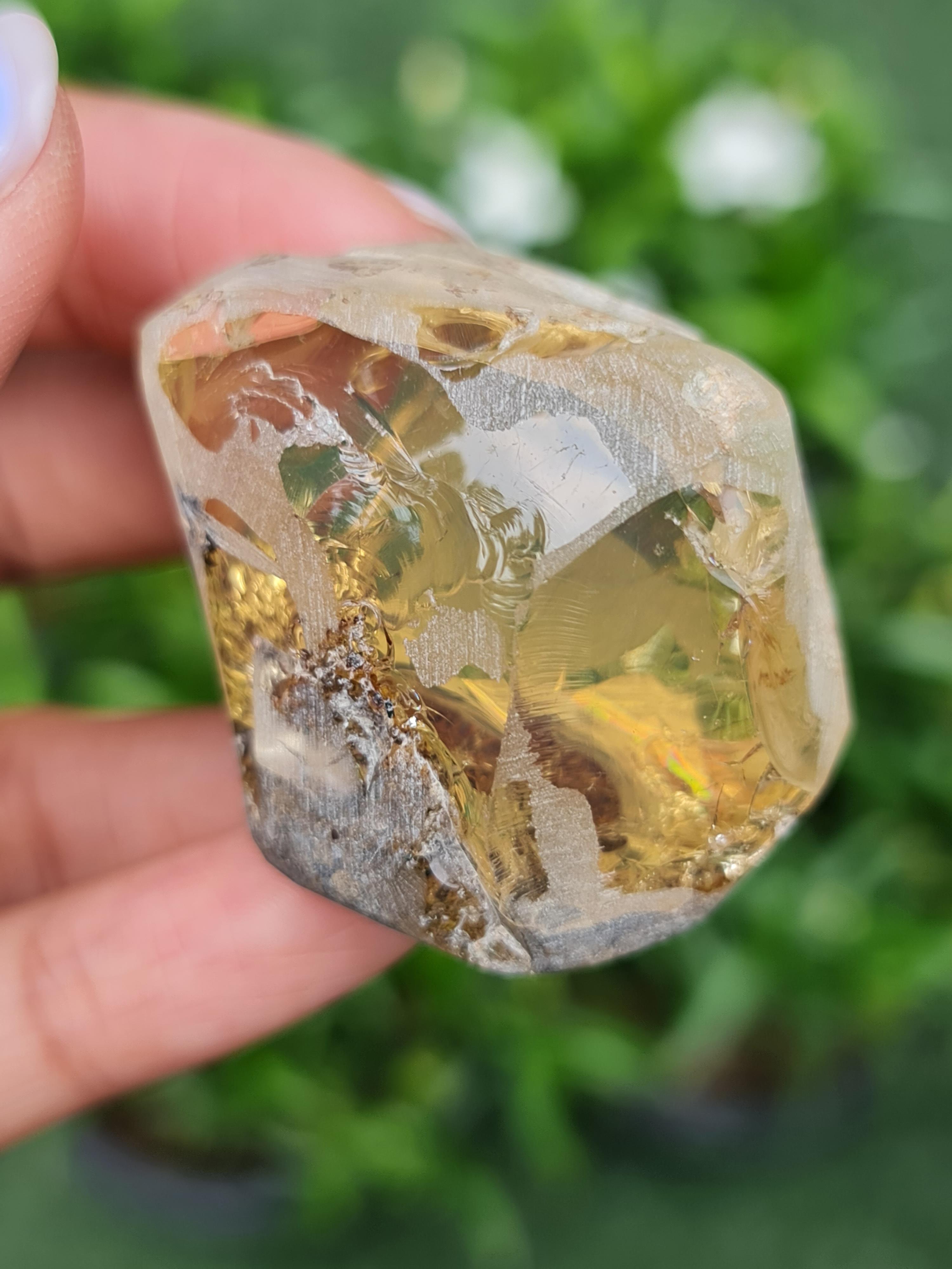 ก้อน ผลึก โอปอล Opal 188.11 กะรัต (Cts.) พลอยแท้ อัญมณีมงคลประจําวันเกิด เครื่องประดับพลอย