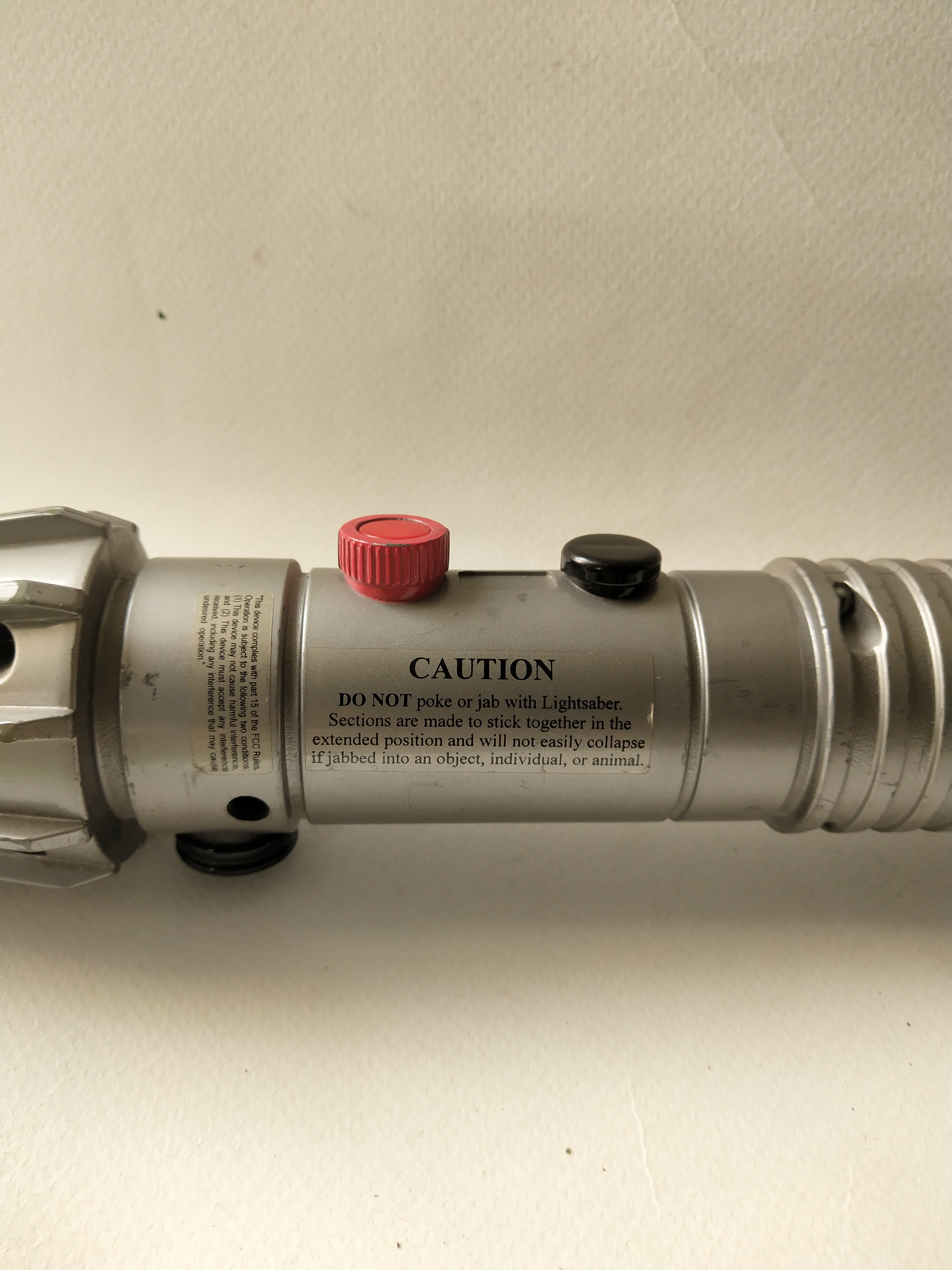 มือ2 ของเล่น ของสะสมจากภาพยนต์สตาร์วอร์ Star Wars ดาบเลเซอร์สีม่วงของเมส วินดู Mace Windu