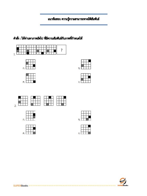 แนวข้อสอบ เจ้าหน้าที่บันทึกข้อมูล สำนักงานขนส่งจังหวัดพะเยา