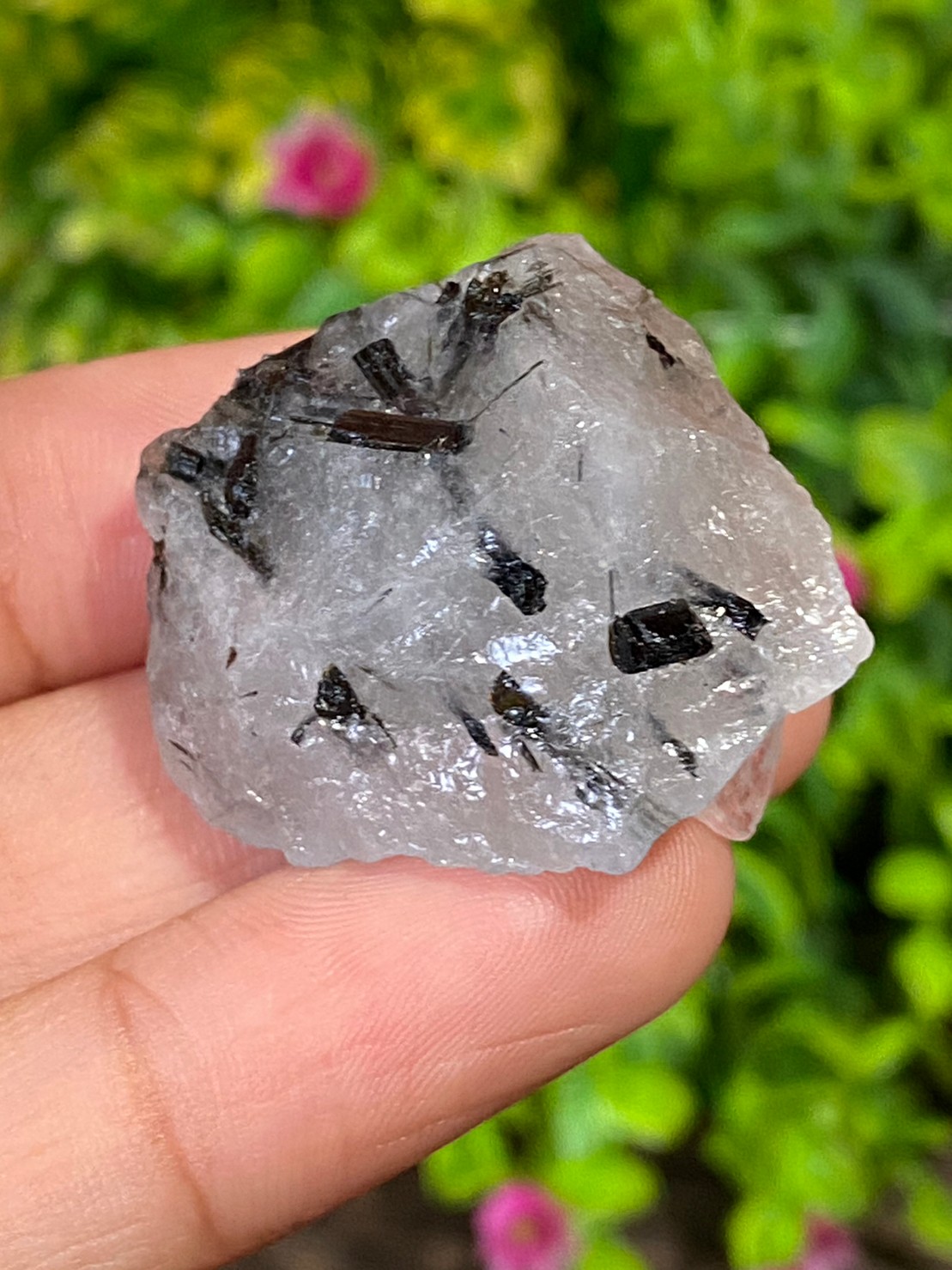 ก้อน ไหมดำ ควอตซ์ แก้วขนเหล็ก Black Rutilated Quartz Rough 72.79 กะรัต Cts. พลอยแท้ อัญมณีมงคลประจําวันเกิด เครื่องประดับพลอย
