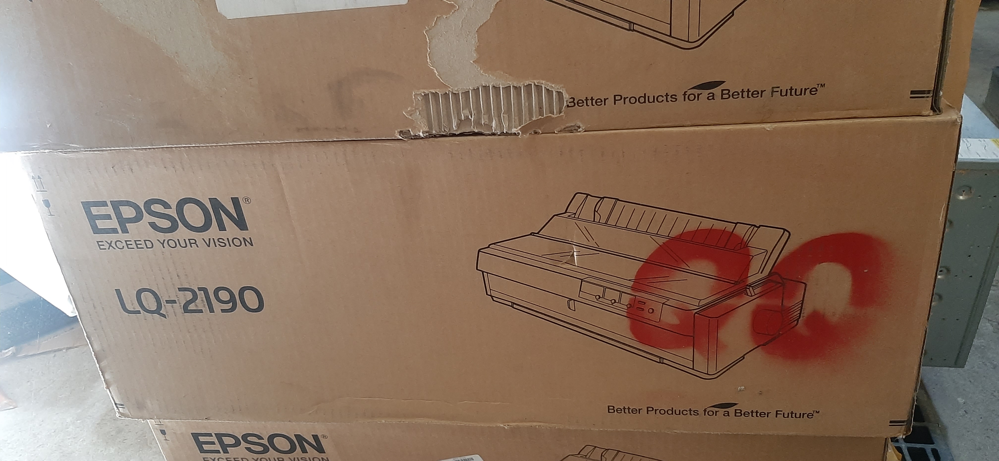 เครื่องพิมพ์ดอทเมตริกซ์ Epson LQ-2190 (ค้างสต็อกมีกล่อง) ประกันร้าน 1 เดือน