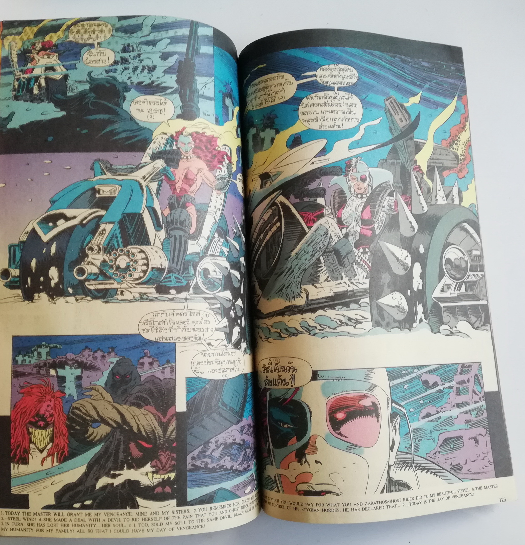 นิตยสารแนวการ์ตูนเก่า Marvel comics, มาร์เวล มหัศจรรย์ ฉบับที่7 พร้อมรูป Gallery 4สี แฟนฮัค จอมพลัง -สี่มหัศจรรย์ ตามล่า มนุษย์เพลิง -ดร.สเตรนจ์ นำทีม ฮัค กับโกสท์ไรเดอร์ ถล่มดอมามู -โกสท์ไรเดอร์ โดนผีหลอก,FANTASTIC FOUR,DR.STRANGE,THE INCREDIBLE HULK