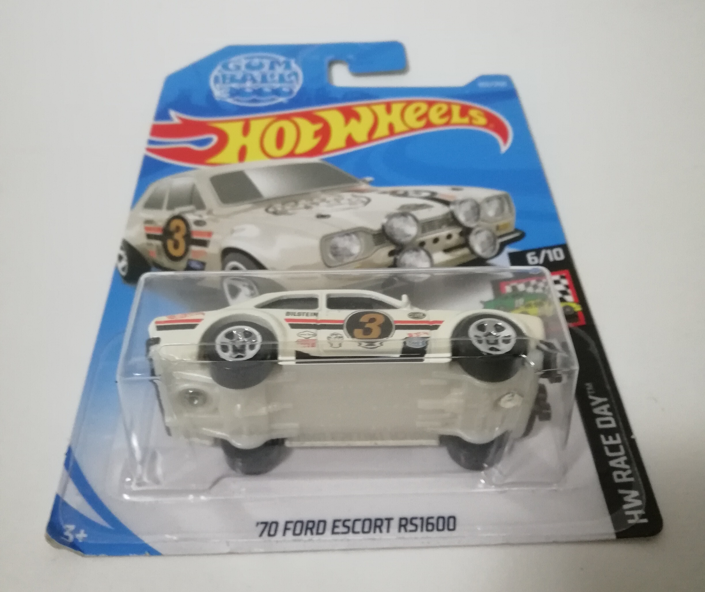 รถเหล็ก ฟอร์ด เอสคอร์ท Gum Ball 3000, 70 Ford Escort RS1600, die cast car, Hotwheel