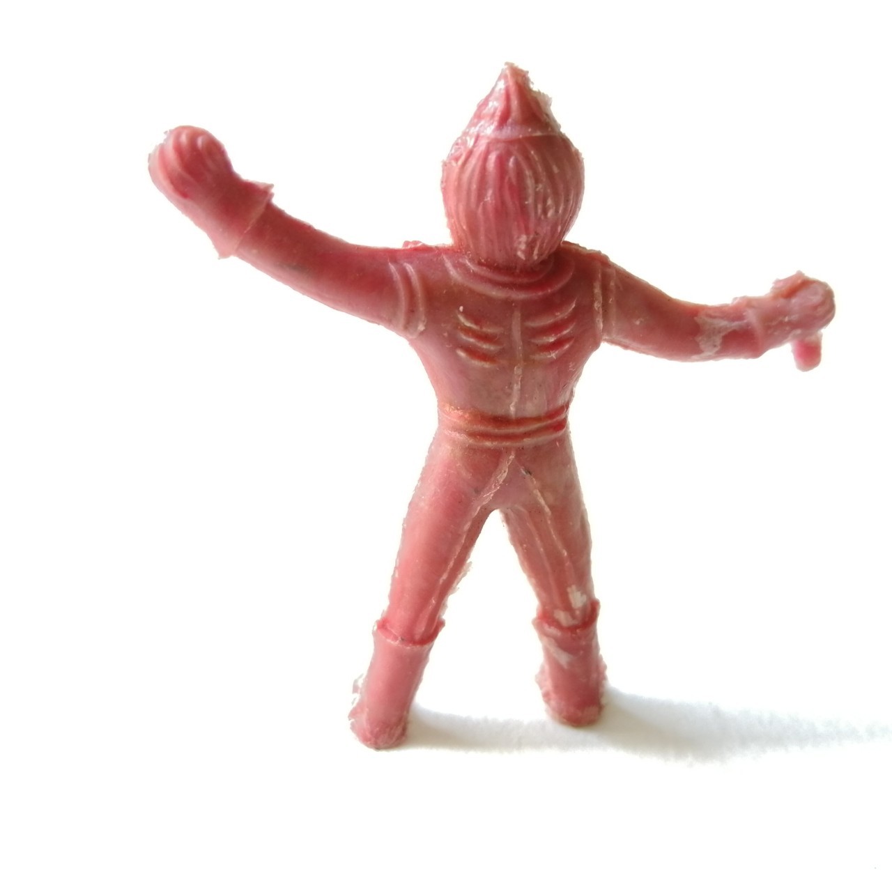 ตุ๊กตุ่นแอ๊นท์ถุงถั่ว คนมีเครา ขนาด 2.5 นิ้ว สีแดงขุ่น งานเก่าหายาก สภาพดี