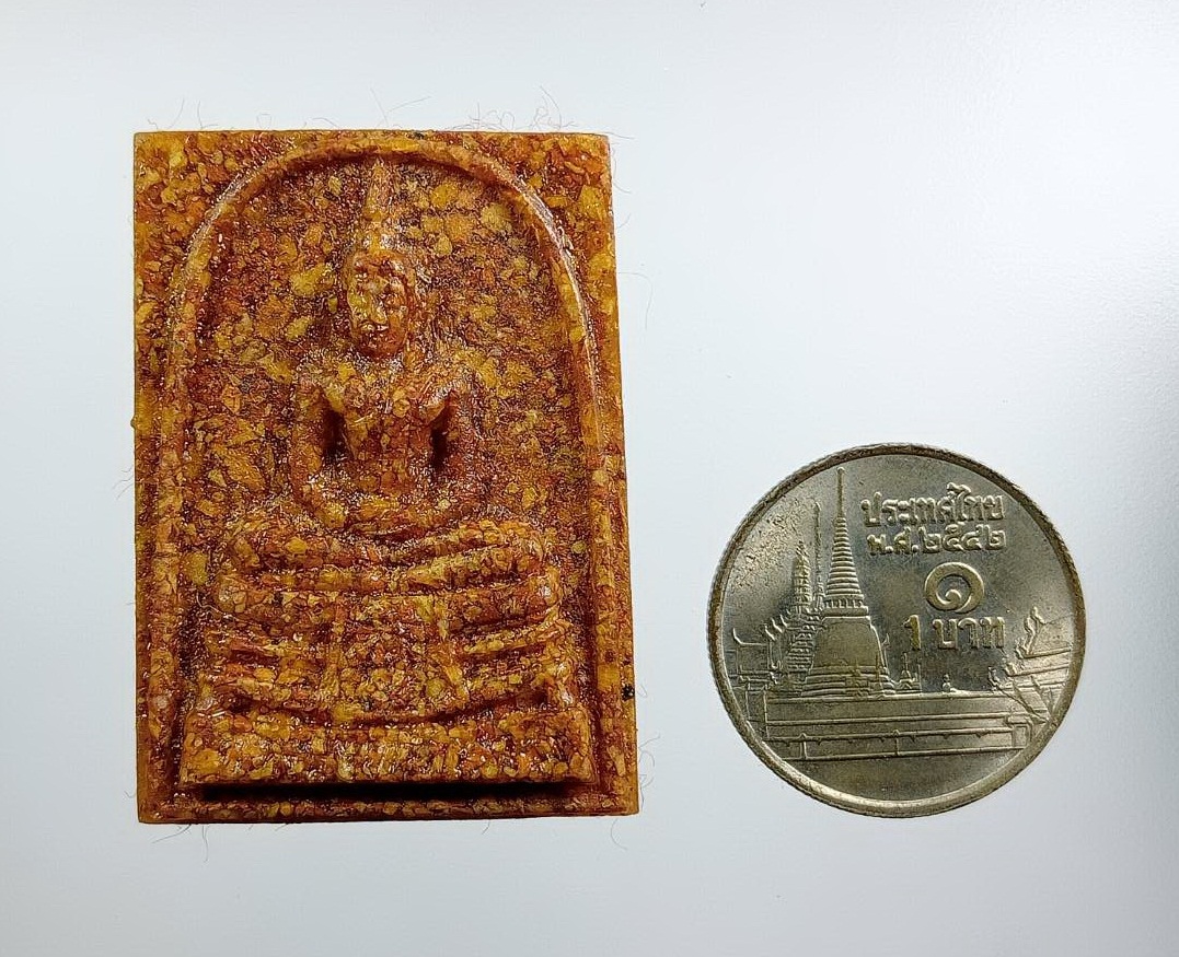 ก922 หลวงพ่อโสธร วัดโสธรวรารามวรวิหาร จ.ฉะเชิงเทรา เนื้อกระเบื้องหลังคาโบสถ์