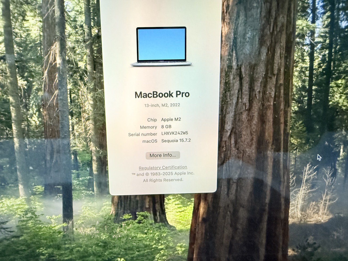 Apple Macbook Pro 13" 2022(M2/8GB/M.2 256GB)+Adapter