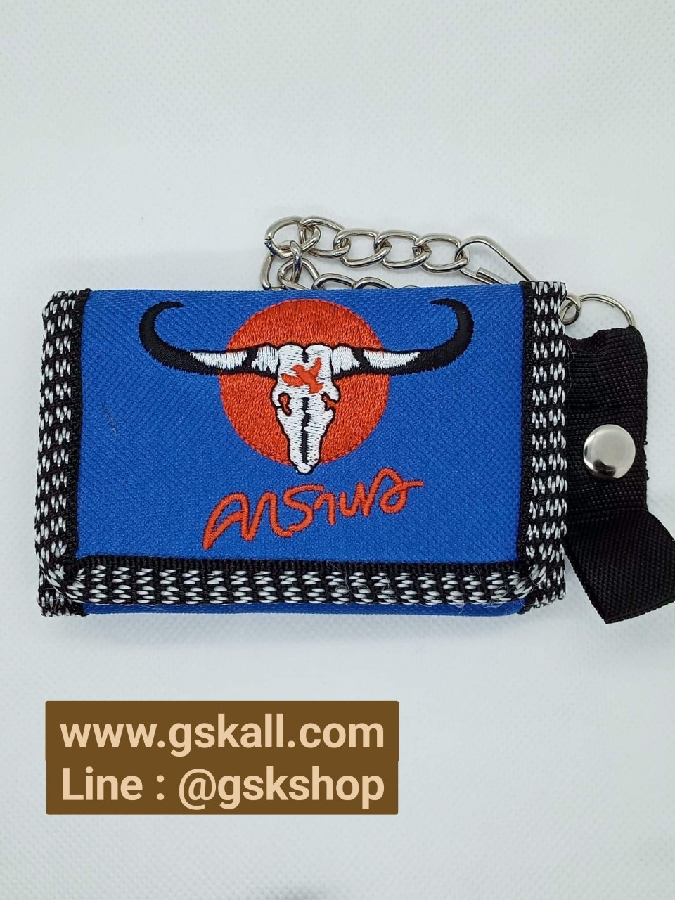 กระเป๋าสตางค์ลายคาราบาว