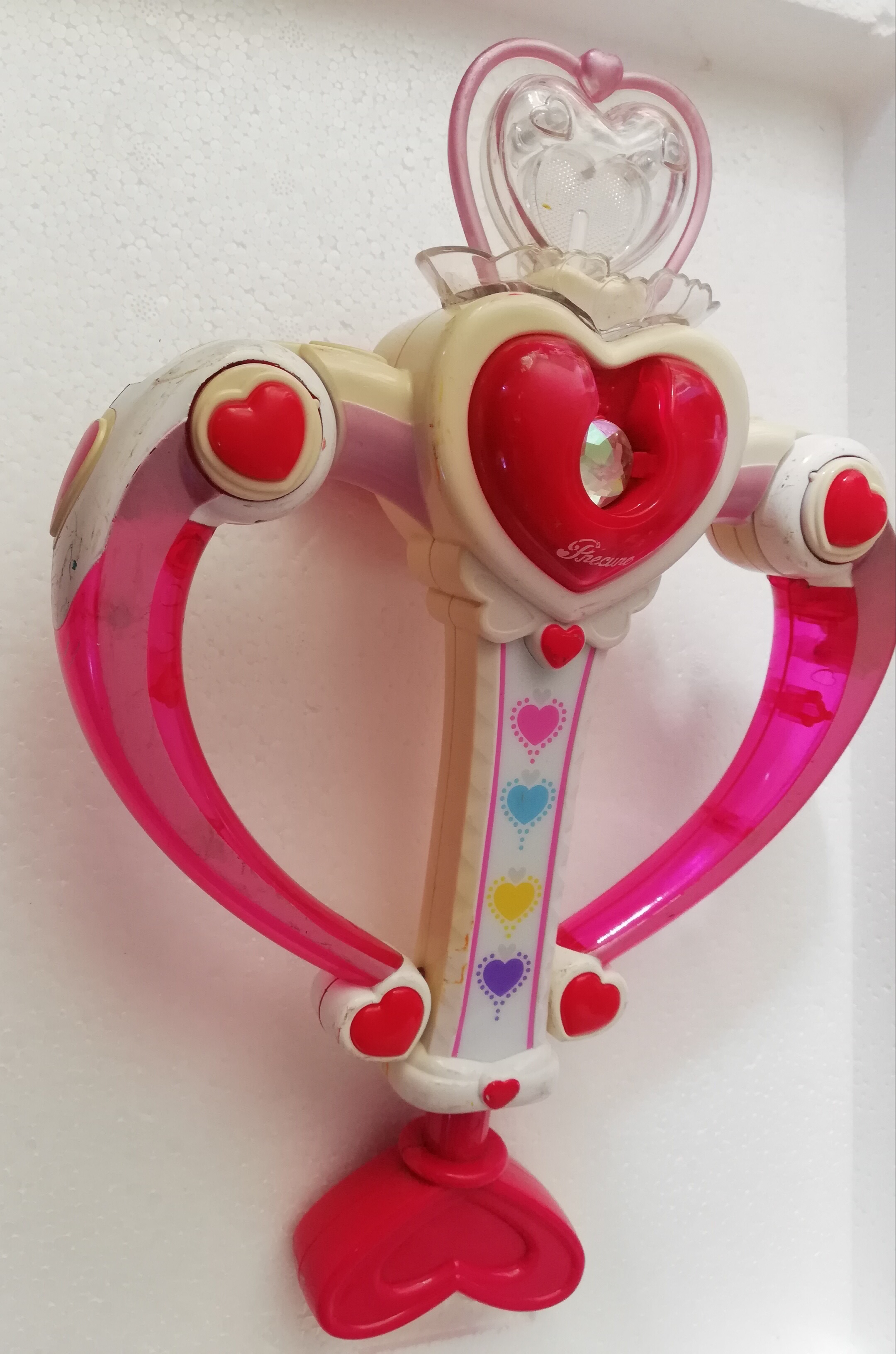 อุปกรณ์แปลงร่างเด็กผู้หญิง Precure **มีตำหนิ ตามภาพ **ไม่ลองถ่าน