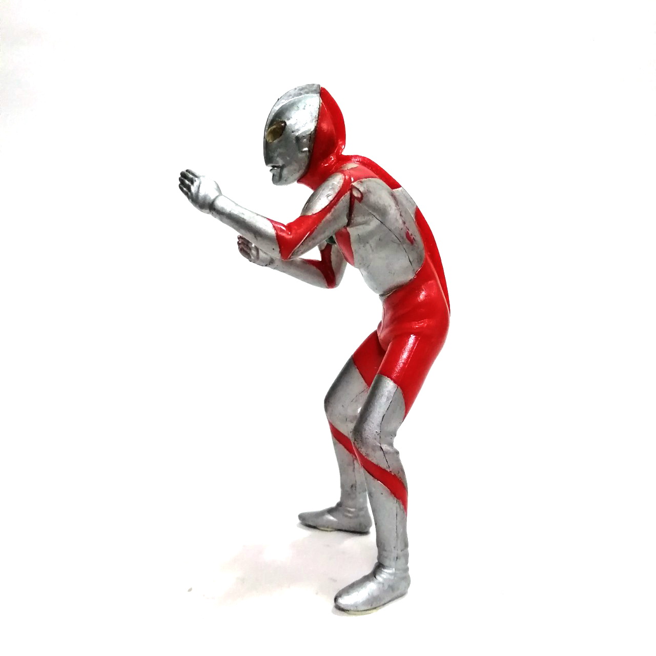 ยางตัน 4.5นิ้ว อุลตร้าแมน ขนาดตามภาพ งานปี 2000 ชุด Hiper detail (HD)