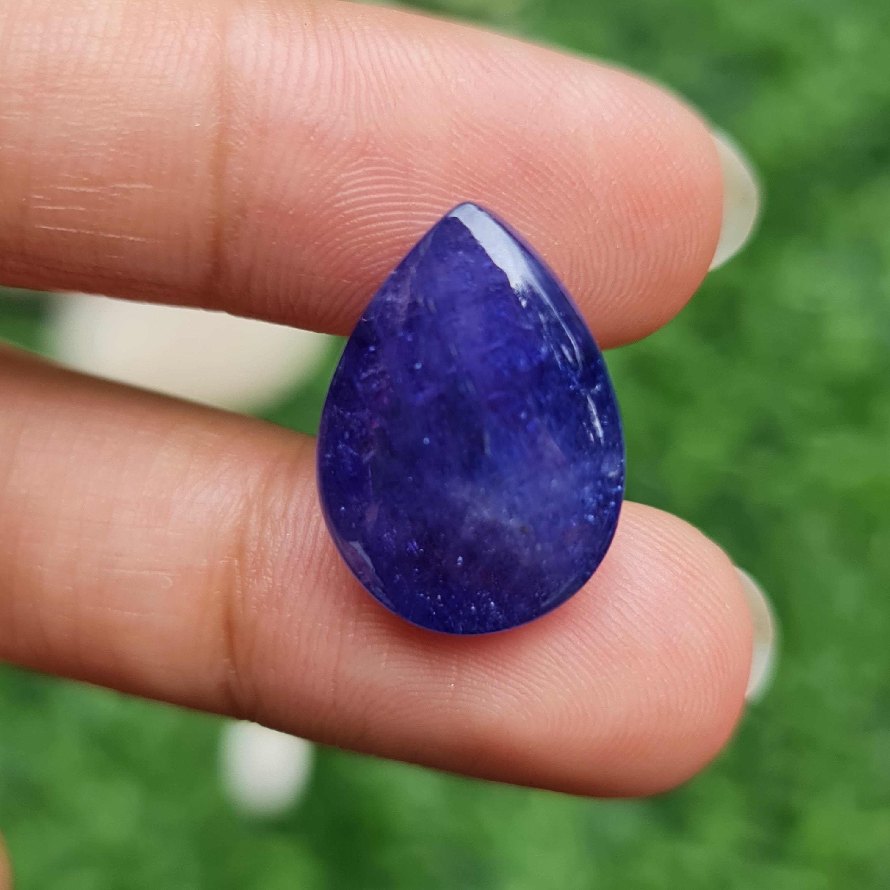 พลอย แทนซาไนท์ Tanzanite 20.60 กะรัต (Cts.) พลอยแท้ อัญมณีมงคลประจําวันเกิด เครื่องประดับพลอย